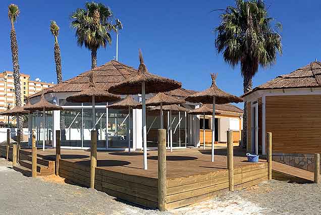 Chiki Beach, Algarrobo Costa, Málaga construcción en entramado ligero