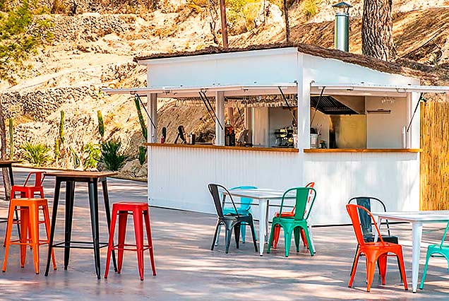 Chiringuito para terraza de casa rural en Alicante